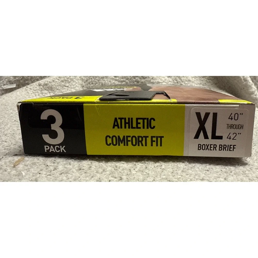 Adidas Men's Boxer Briefs XL (40-42) - 3 Pack - QuickDry Frabric‎ - Underwear